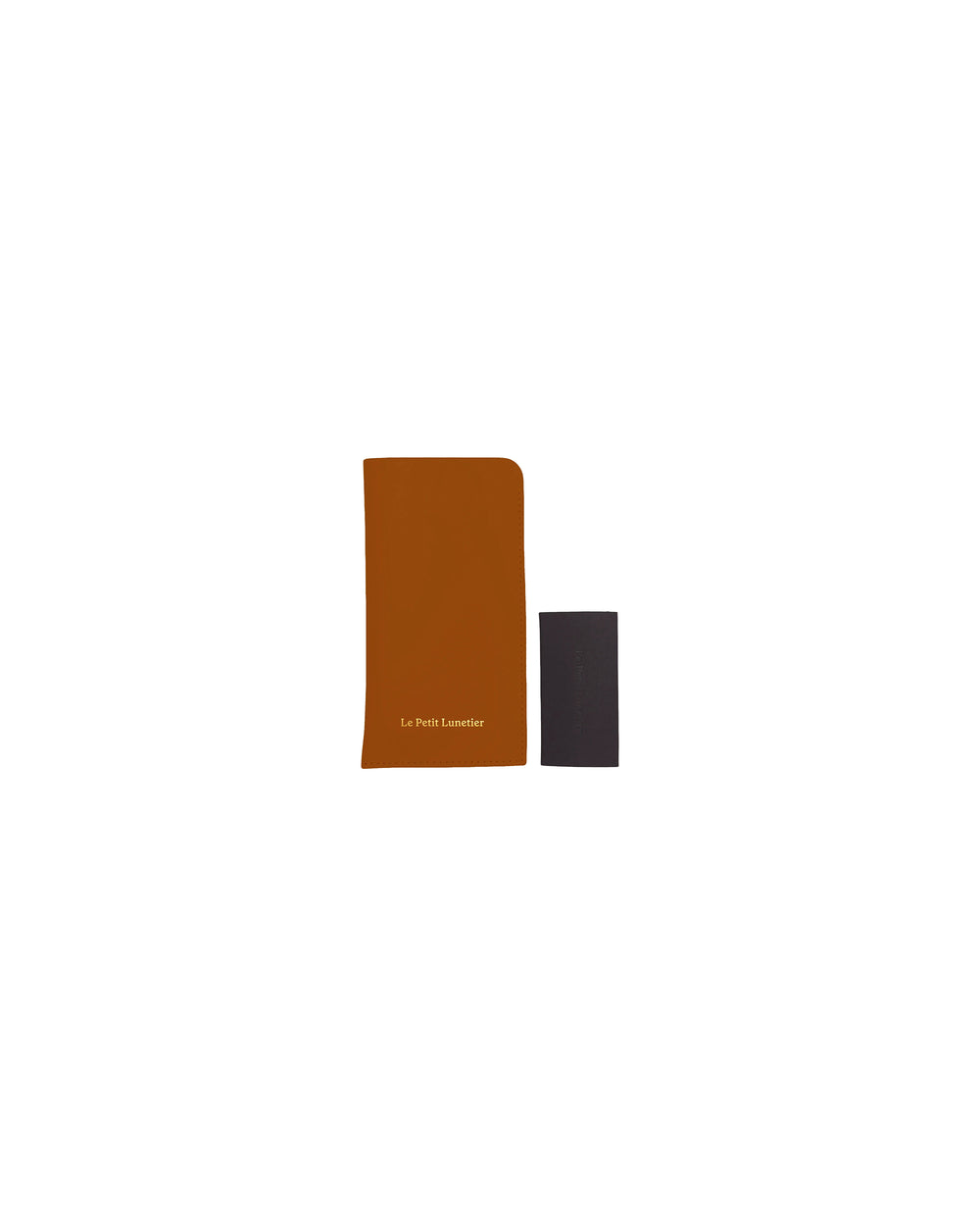 Camel leather pouch